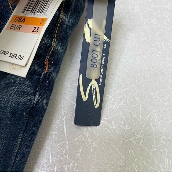 SEVEN7 Dark Wash Bootcut Jeans 7/28 - Picture 3 of 7